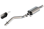 2018-2026 Jeep Wrangler JL 2.0L 4Cyl High Clearance Cat-Back Exhaust System, S-Type, Brushed Turn Down Tip