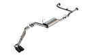 2022-2026 Nissan Frontier 3.8L V6 Cat-Back Exhaust System, S-Type, Dual Side Exit, Black Chrome Tips