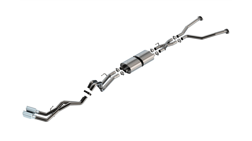 2022-2026 Toyota Tundra 3.4L V6 Cat-Back Exhaust System, ATAK, Chrome Tips
