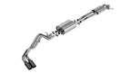 2024-2026 Ford Ranger 2.7L V6 Cat-Back Exhaust System, S-Type, Black Chrome Tips
