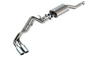 2024-2026 Ford Ranger 2.3L 4Cyl Cat-Back Exhaust System, S-Type, Chrome Tips