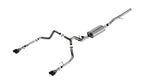 2024-2026 Chevrolet Silverado 1500 / GMC Sierra 1500 6.2L V8 Cat-Back Exhaust System, Touring, Black Chrome Tips