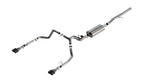 2024-2026 Chevrolet Silverado 1500 / GMC Sierra 1500 6.2L V8 Cat-Back Exhaust System, Touring, Carbon Fiber Tips