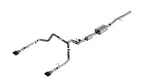 2024-2026 Chevrolet Silverado 1500 / GMC Sierra 1500 6.2L V8 Cat-Back Exhaust System, S-Type, Split Rear Exit, Black Chrome Tips, Crew Cab Short Bed
