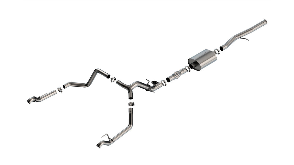2024-2026 Chevrolet Silverado 1500 / GMC Sierra 1500 6.2L V8 Cat-Back Exhaust System, ATAK, Split Rear Exit, Short Bed