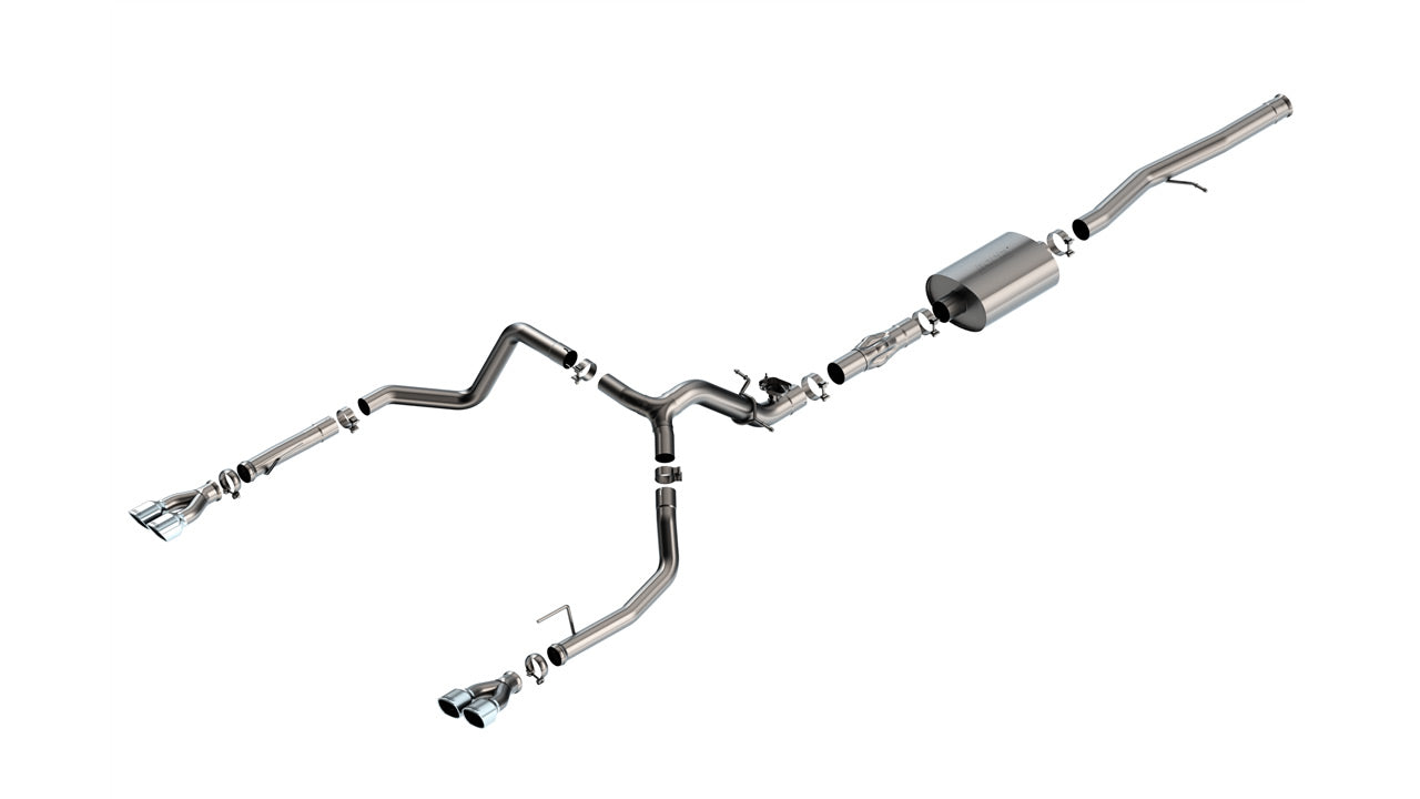 2024-2026 Chevrolet Silverado 1500 / GMC Sierra 1500 6.2L V8 Cat-Back Exhaust System, ATAK, Split Rear Exit, Crew Cab Short Bed