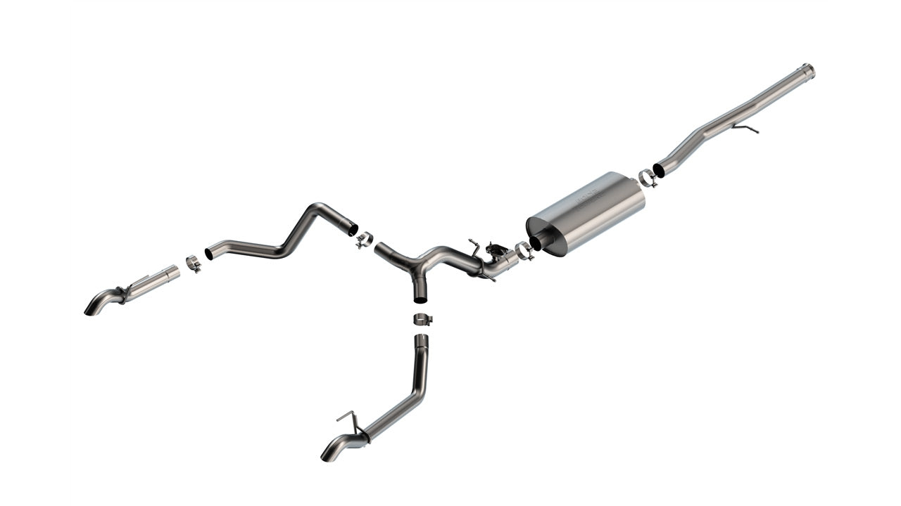 2024-2026 Chevrolet Silverado 1500 ZR2 / GMC Sierra 1500 AT4X 6.2L V8 Cat-Back Exhaust System, Touring