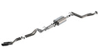2024-2026 Toyota Tacoma 2.4L 4Cyl Cat-Back Exhaust System, S-Type, Black Chrome Tips