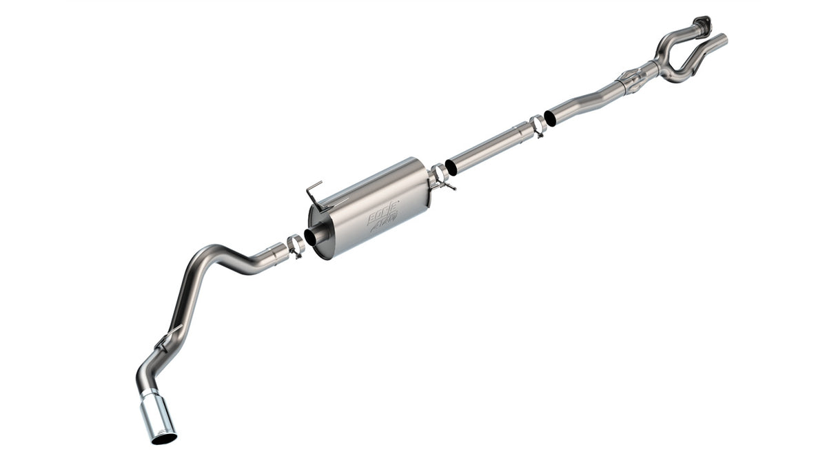 2020-2026 Ford F-250 / F-350 Super Duty 7.3L V8/6.8L V8 Cat-Back Exhaust System, ATAK, Chrome Tips
