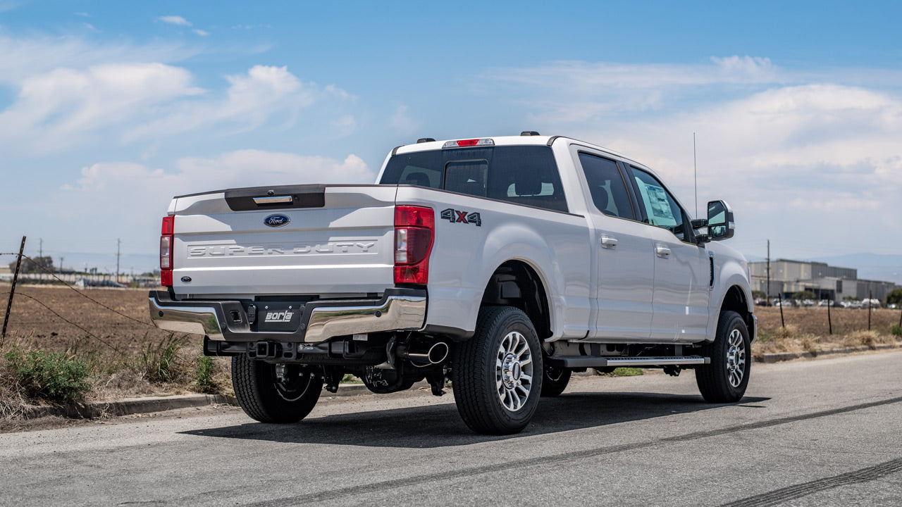 2020-2026 Ford F-250 / F-350 Super Duty 7.3L V8/6.8L V8 Cat-Back Exhaust System, ATAK, Chrome Tips