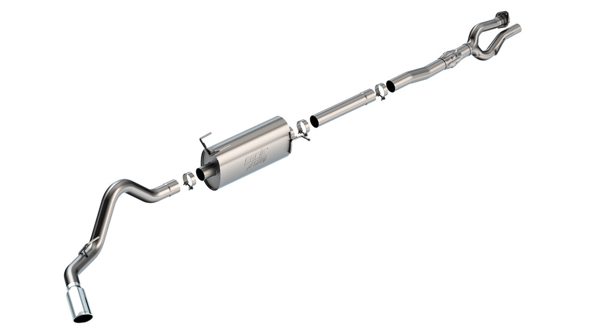 2017-2022 Ford F-250 / F-350 Super Duty 6.2L V8 Cat-Back Exhaust System, ATAK, Chrome Tips