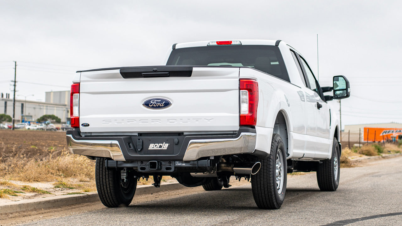 2017-2022 Ford F-250 / F-350 Super Duty 6.2L V8 Cat-Back Exhaust System, ATAK, Chrome Tips