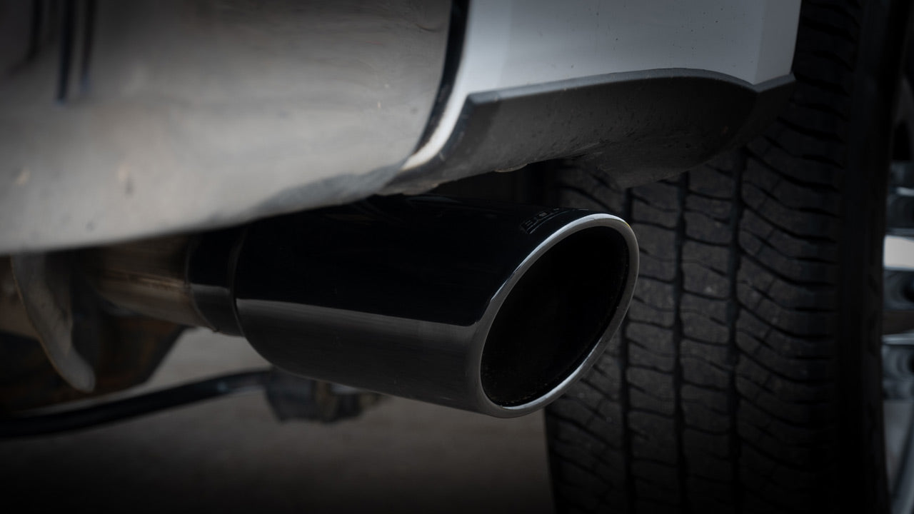 2017-2022 Ford F-250 / F-350 Super Duty 6.2L V8 Cat-Back Exhaust System, ATAK, Black Chrome Tips