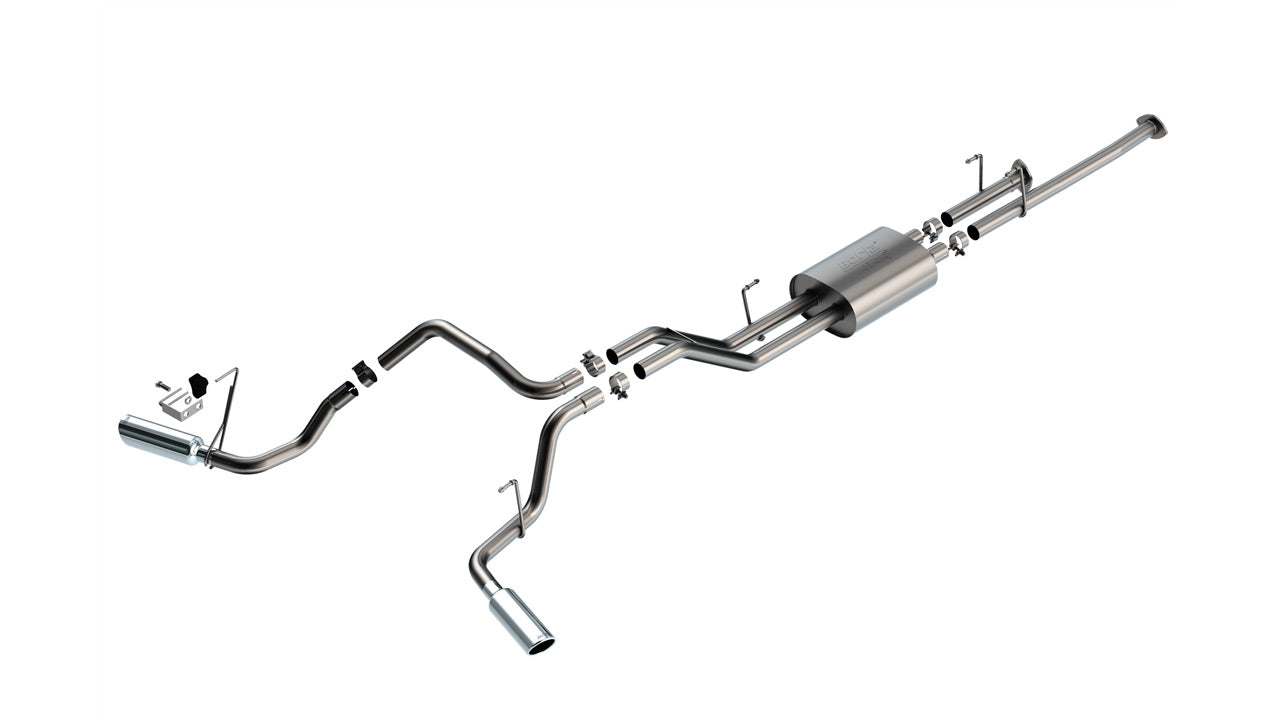 2009-2021 Toyota Tundra 4.6L/5.7L V8 Cat-Back Exhaust System, ATAK, Chrome Tips