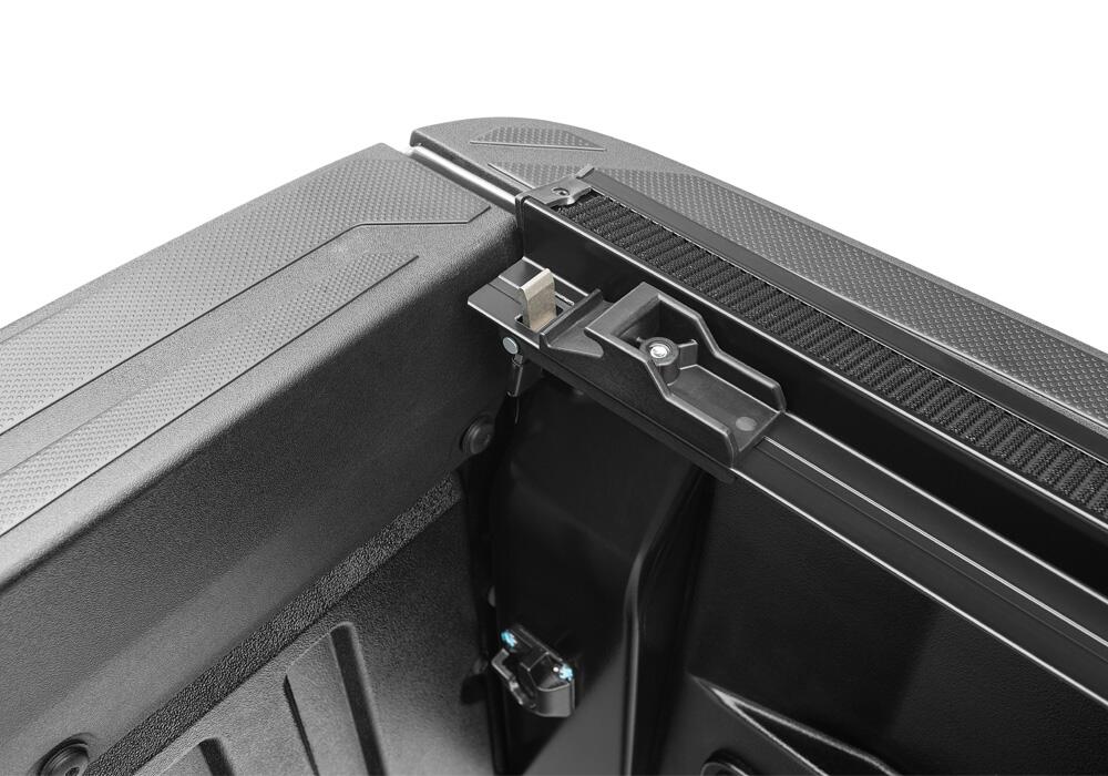 Pro X15 Tonneau Cover Black 2007-2021 Toyota Tundra with Track System 5 Foot 6 Inch Bed with or without Trail Special Edition Storage Boxes Truxedo