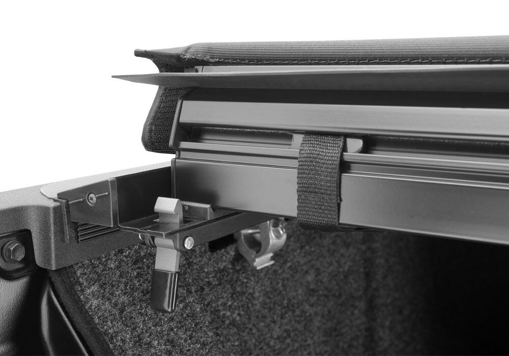 Pro X15 Tonneau Cover Black 2022-2026 Toyota Tundra 6 Foot 7 Inch Bed with Deck Rail System Truxedo