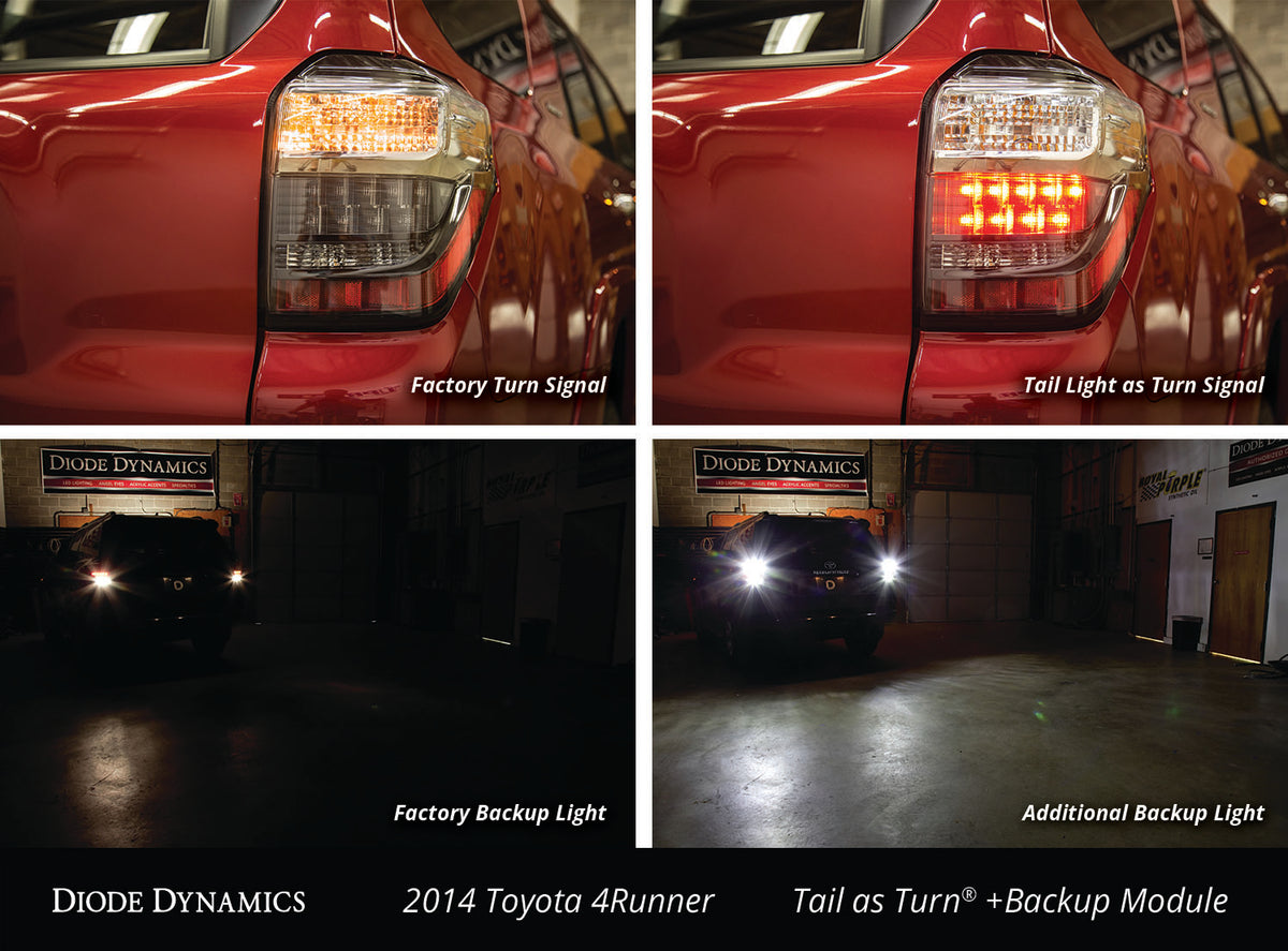 Diode Dynamics Tail as Turn® Module +Backup Module for 2014-2024 Toyota 4Runner