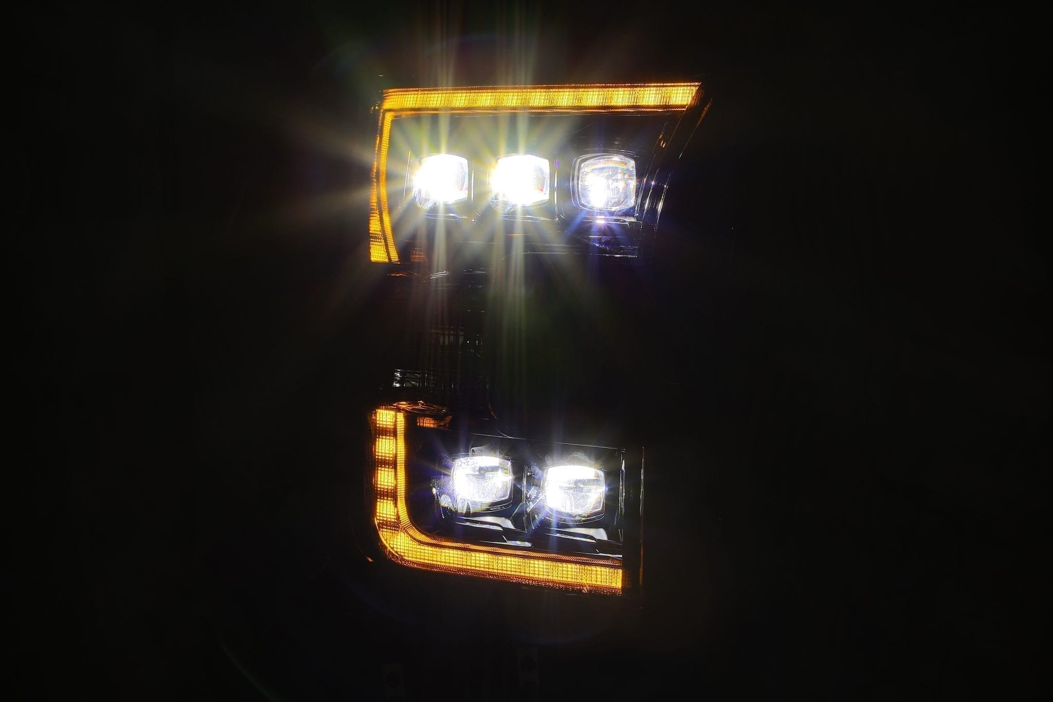 15-17 Ford F-150 / 17-20 F-150 Raptor NOVA-Series LED Projector Headlights Chrome - Apollo Off-Road