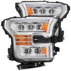 15-17 Ford F-150 / 17-20 F-150 Raptor NOVA-Series LED Projector Headlights Chrome - Apollo Off-Road