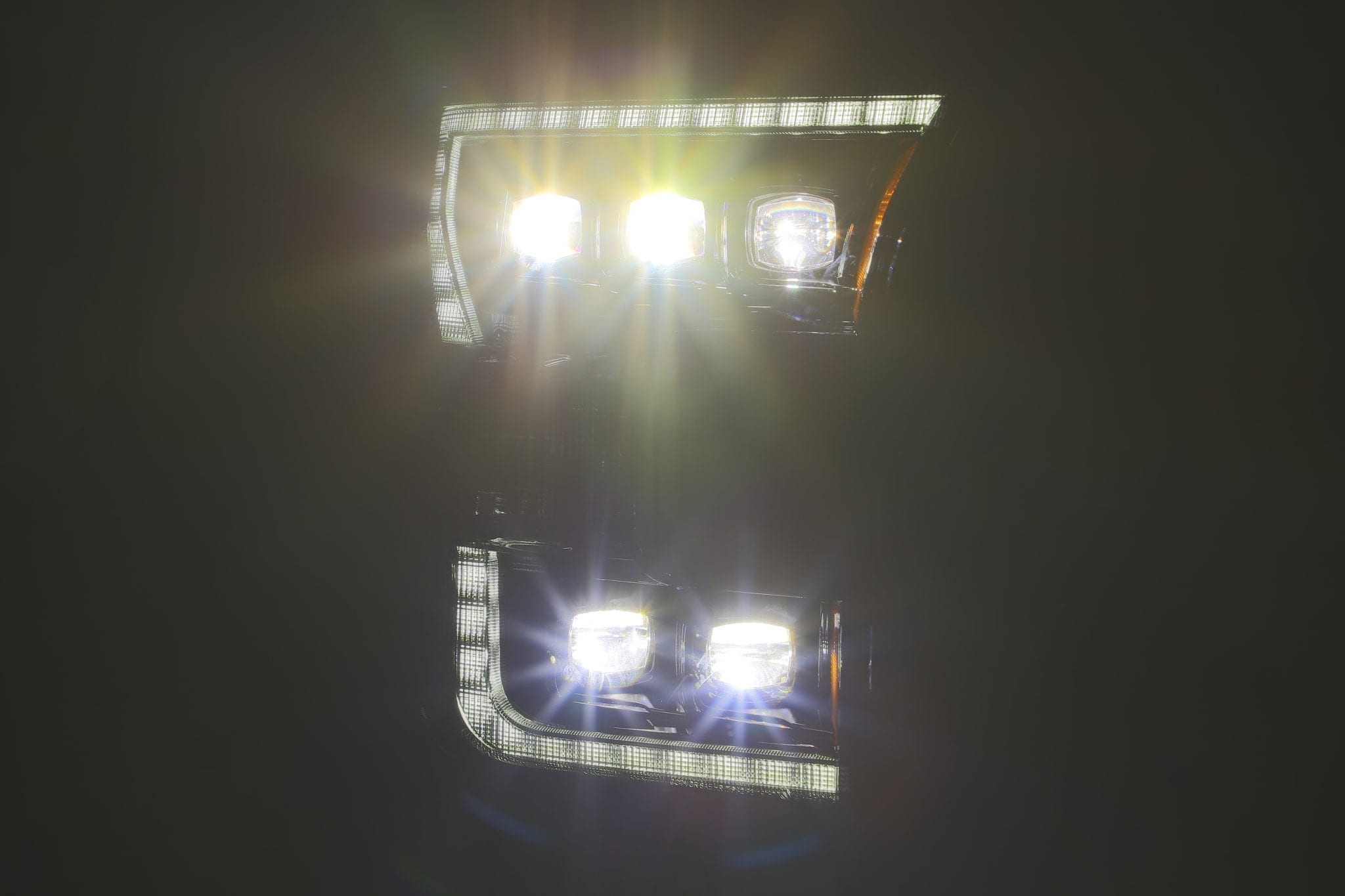 15-17 Ford F-150 / 17-20 F-150 Raptor NOVA-Series LED Projector Headlights Chrome - Apollo Off-Road