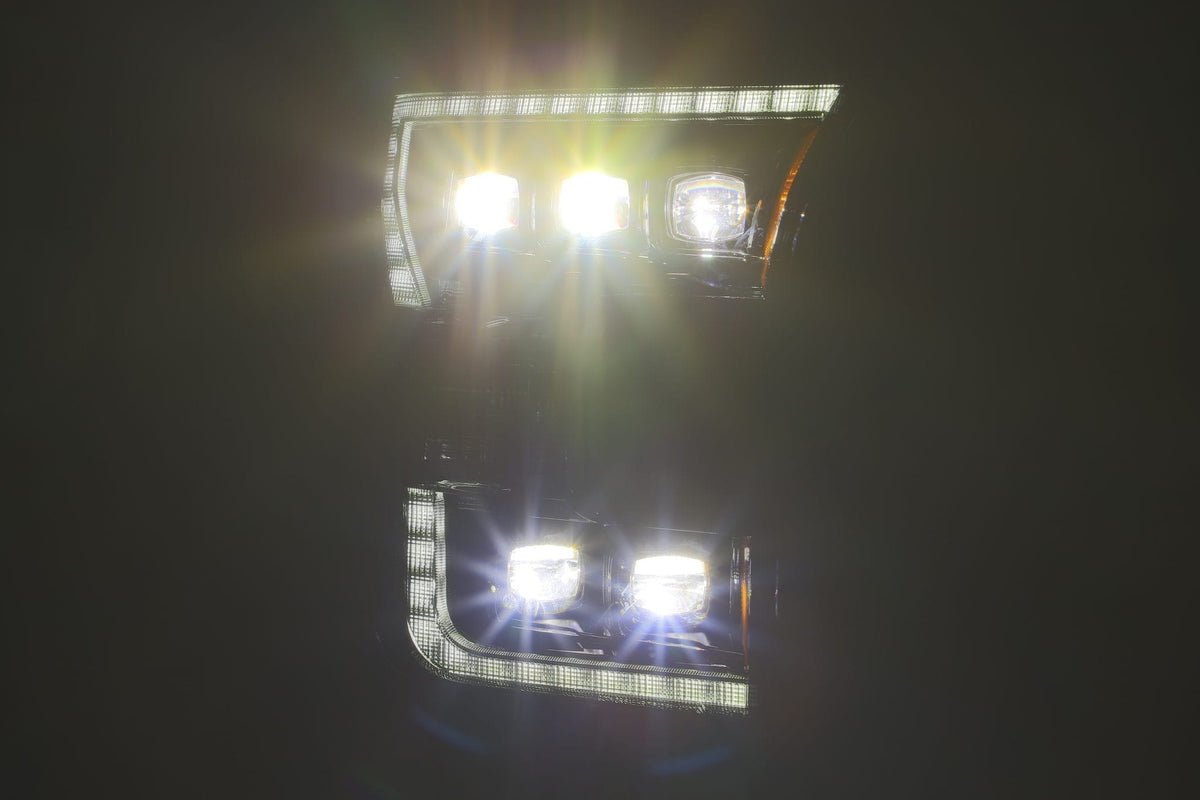 15-17 Ford F-150 / 17-20 F-150 Raptor NOVA-Series LED Projector Headlights Chrome - Apollo Off-Road