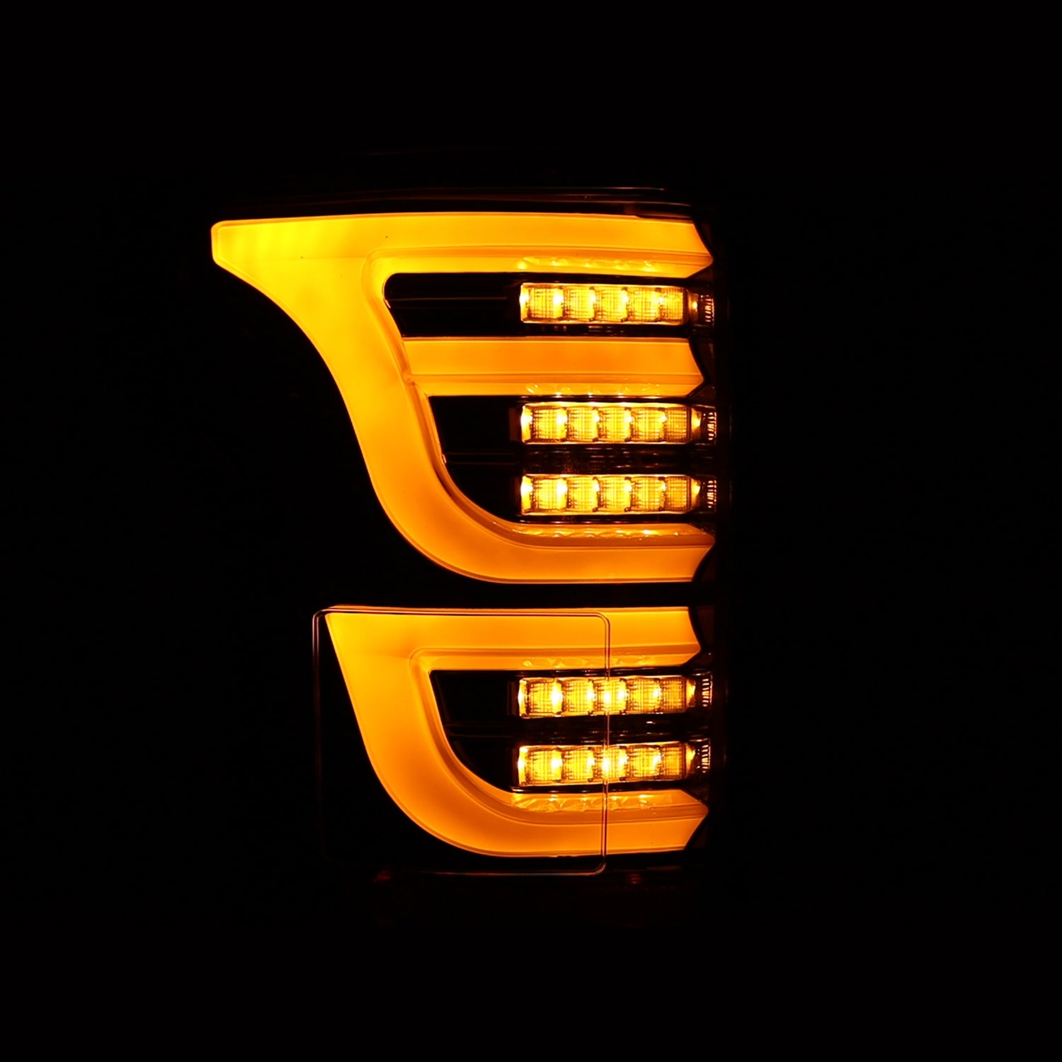 15-20 Ford F-150 LUXX-Series LED Tail Lights Alpha-Black - Apollo Off-Road