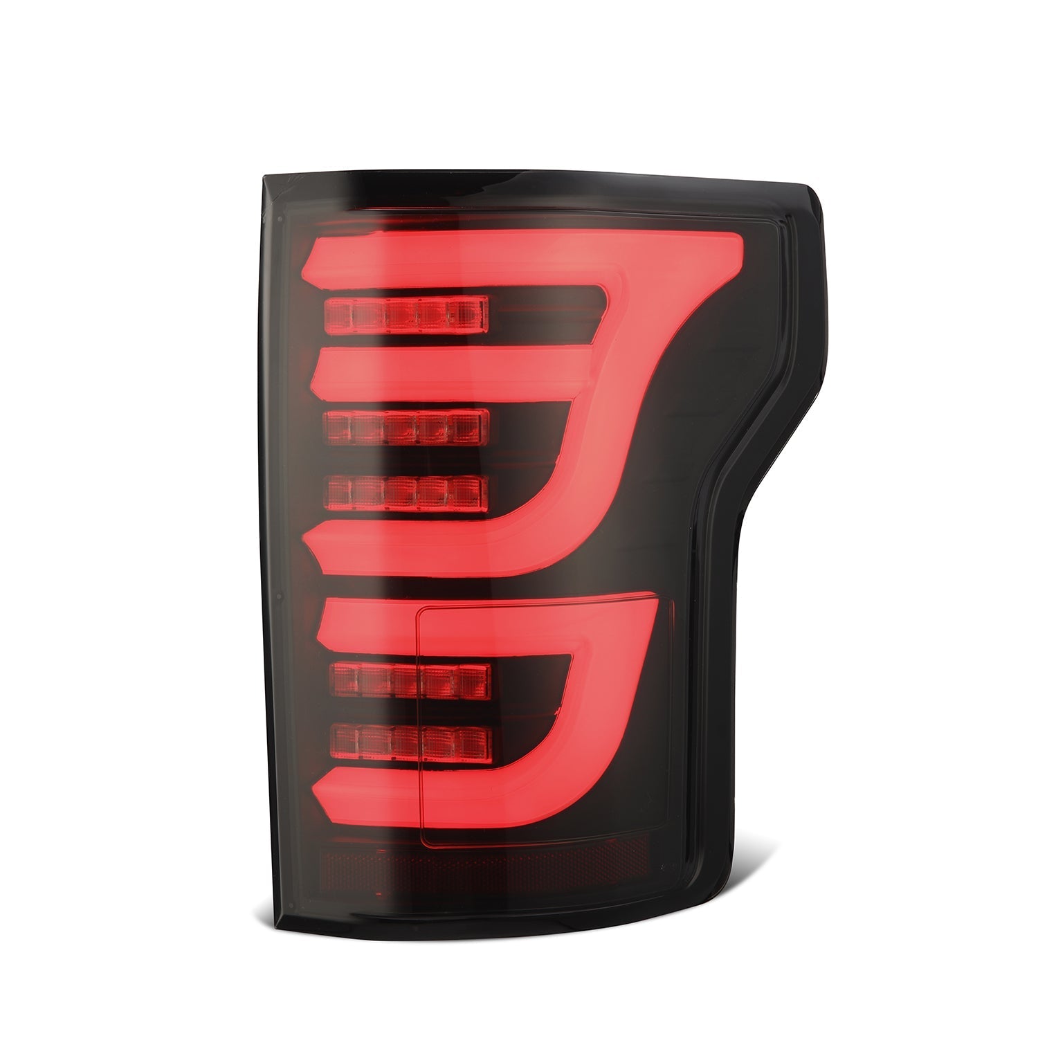 15-20 Ford F-150 LUXX-Series LED Tail Lights Black - Apollo Off-Road