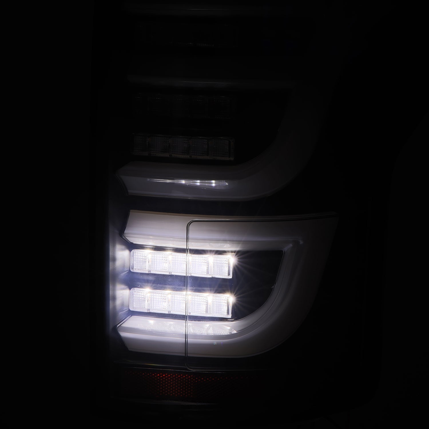 15-20 Ford F-150 LUXX-Series LED Tail Lights Black - Apollo Off-Road