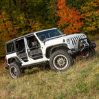 ARIES Jeep Wrangler JL, Gladiator Aluminum Front Tube Doors, 2018-2026 Jeep Wrangler, 2020-2026 Jeep Gladiator