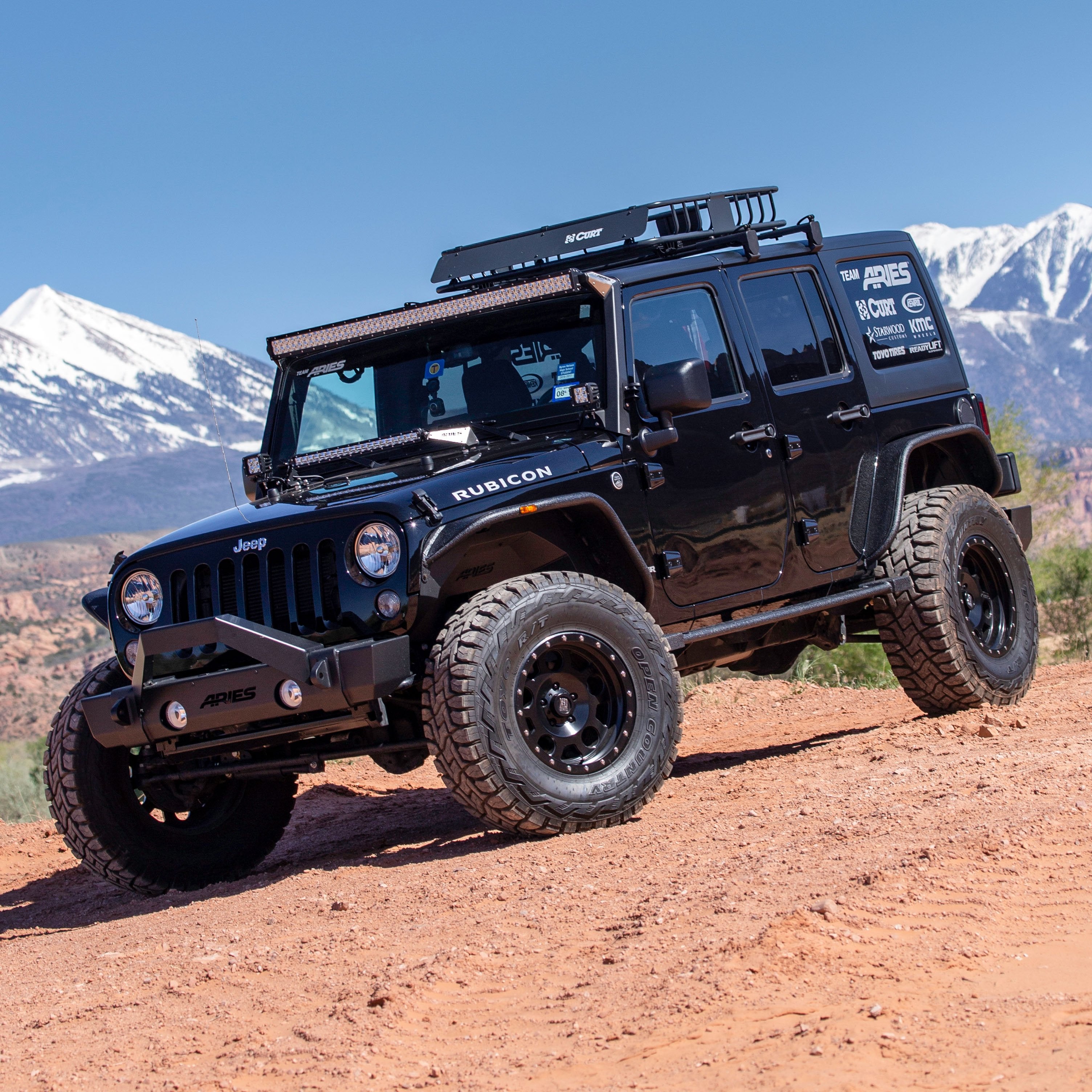 ARIES Jeep Wrangler JK Aluminum Front Inner Fender Liners, 2018 Jeep Wrangler