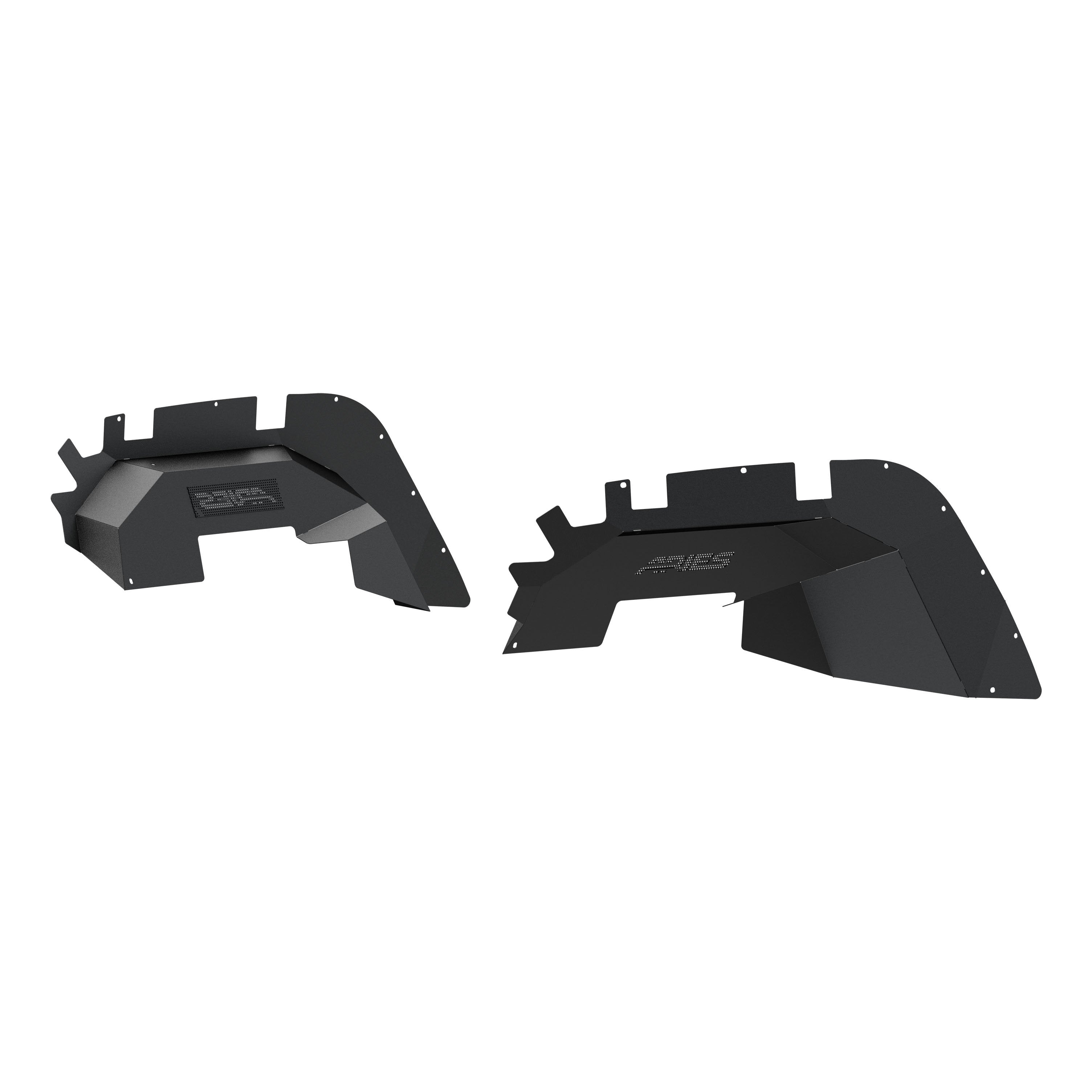 ARIES Jeep Wrangler JL Aluminum Front Inner Fender Liners, 2018-2026 Jeep Wrangler, 2020-2026 Jeep Gladiator