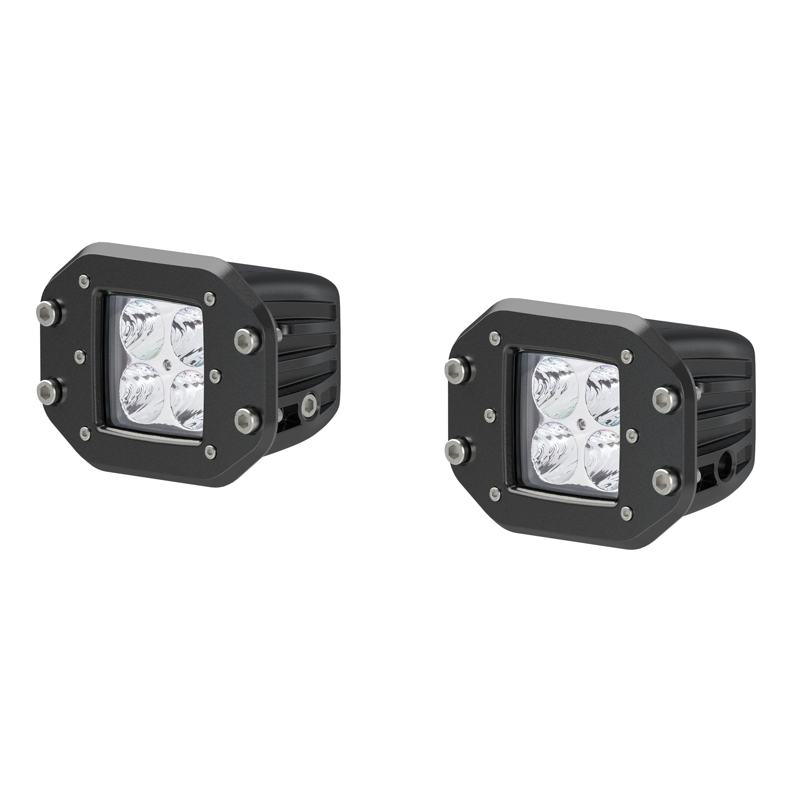 ARIES 2" Square Flush-Mount LED Lights (2,200 Lumens)