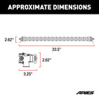 ARIES 30" Single-Row LED Light Bar (14,800 Lumens)
