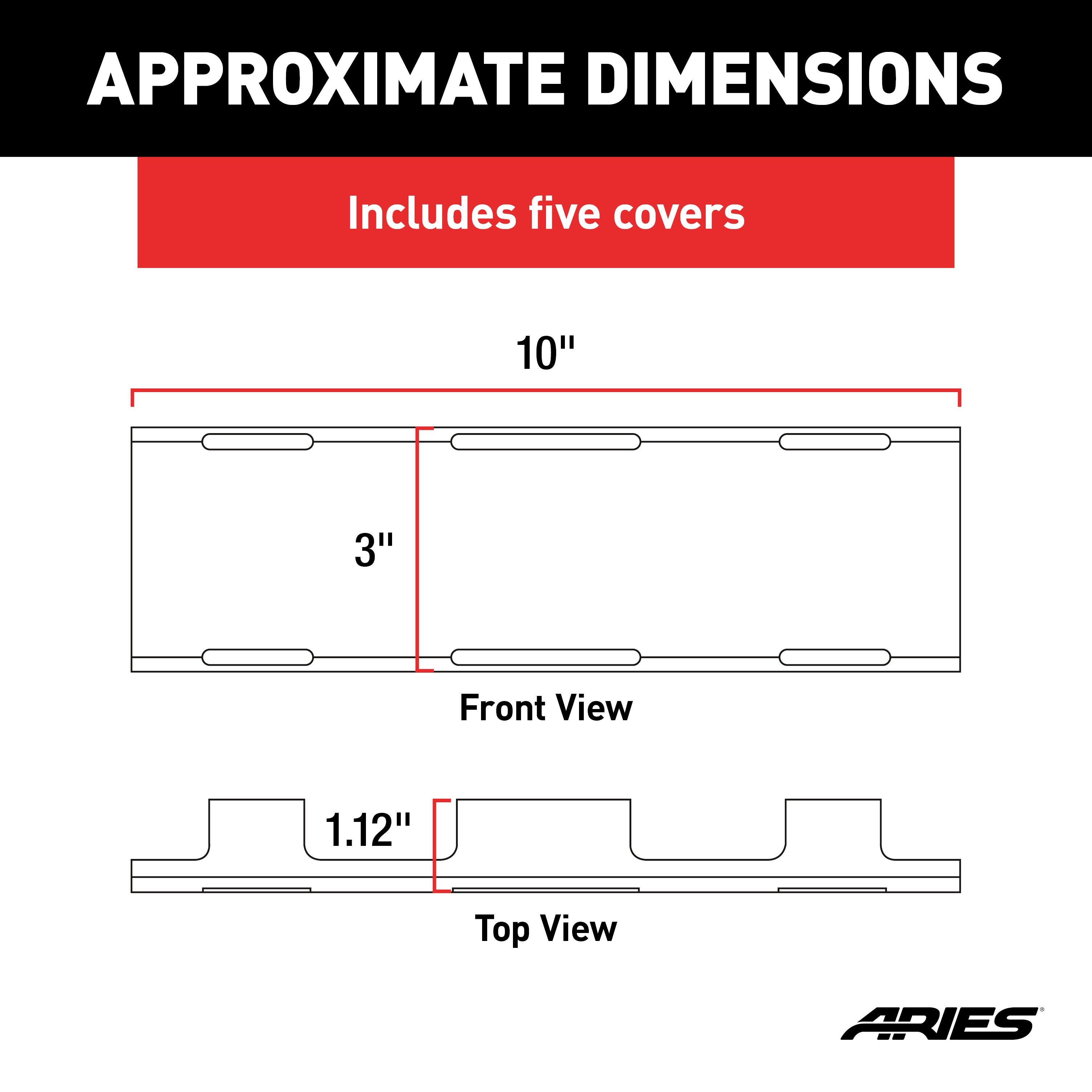 ARIES LED Light Covers for 50" Light Bar