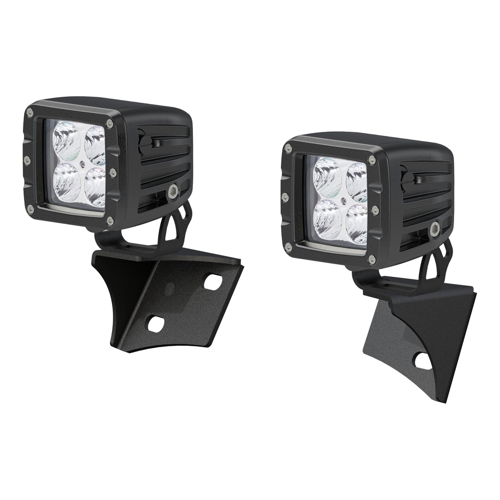 ARIES Jeep JK Windshield Lights and Brackets, 2018 Jeep Wrangler