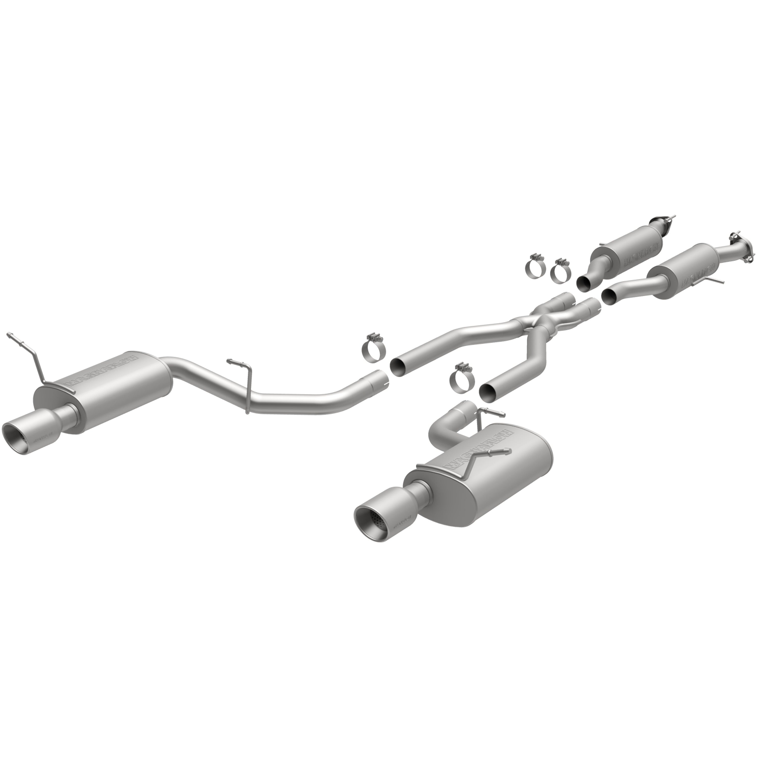 11-26 Dodge Durango Street Series Cat-Back Exhaust System Polished