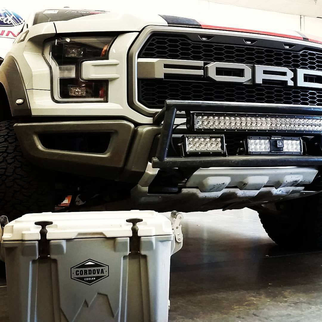 Foutz Motorsports Race truck front bumper light bar mount kit 2017-2026 Ford F-150 Raptor 2023-2026 Ford F-150 Raptor R