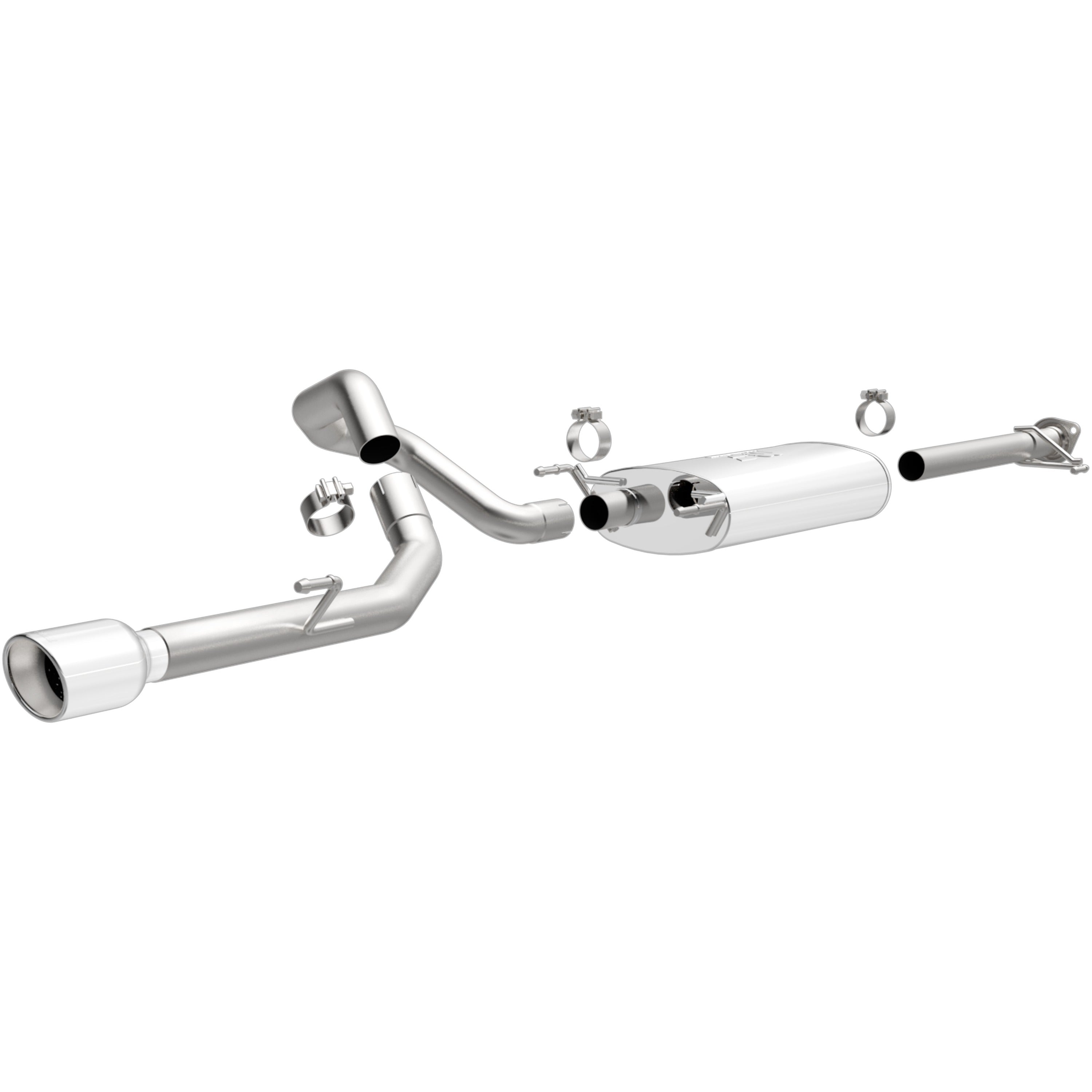10-24 Toyota 4Runner Street Series Cat-Back Exhaust System Polished