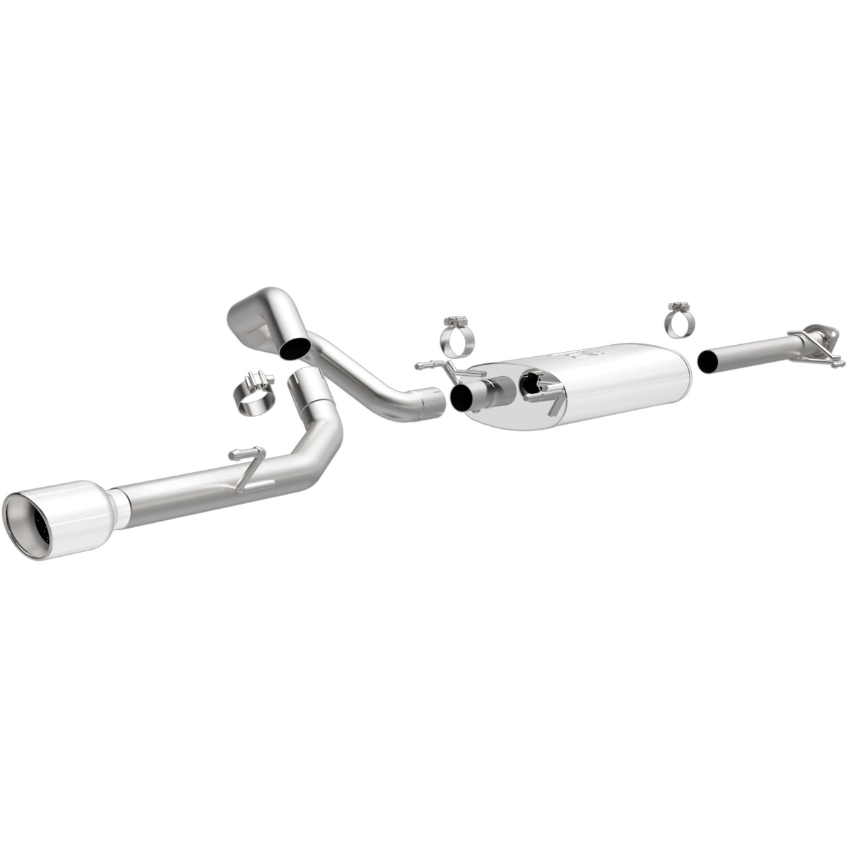 10-24 Toyota 4Runner Street Series Cat-Back Exhaust System Polished