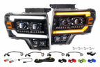 XB Evo Headlights: 2009-14 Ford F-150, Set