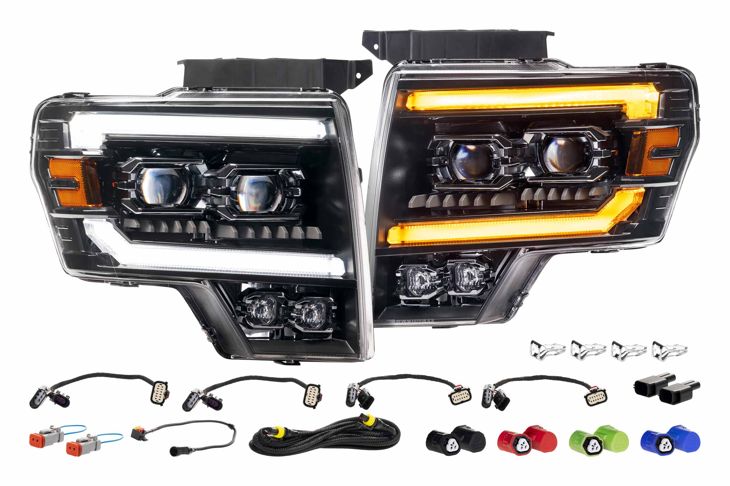 XB Evo Headlights: 2009-14 Ford F-150, Set
