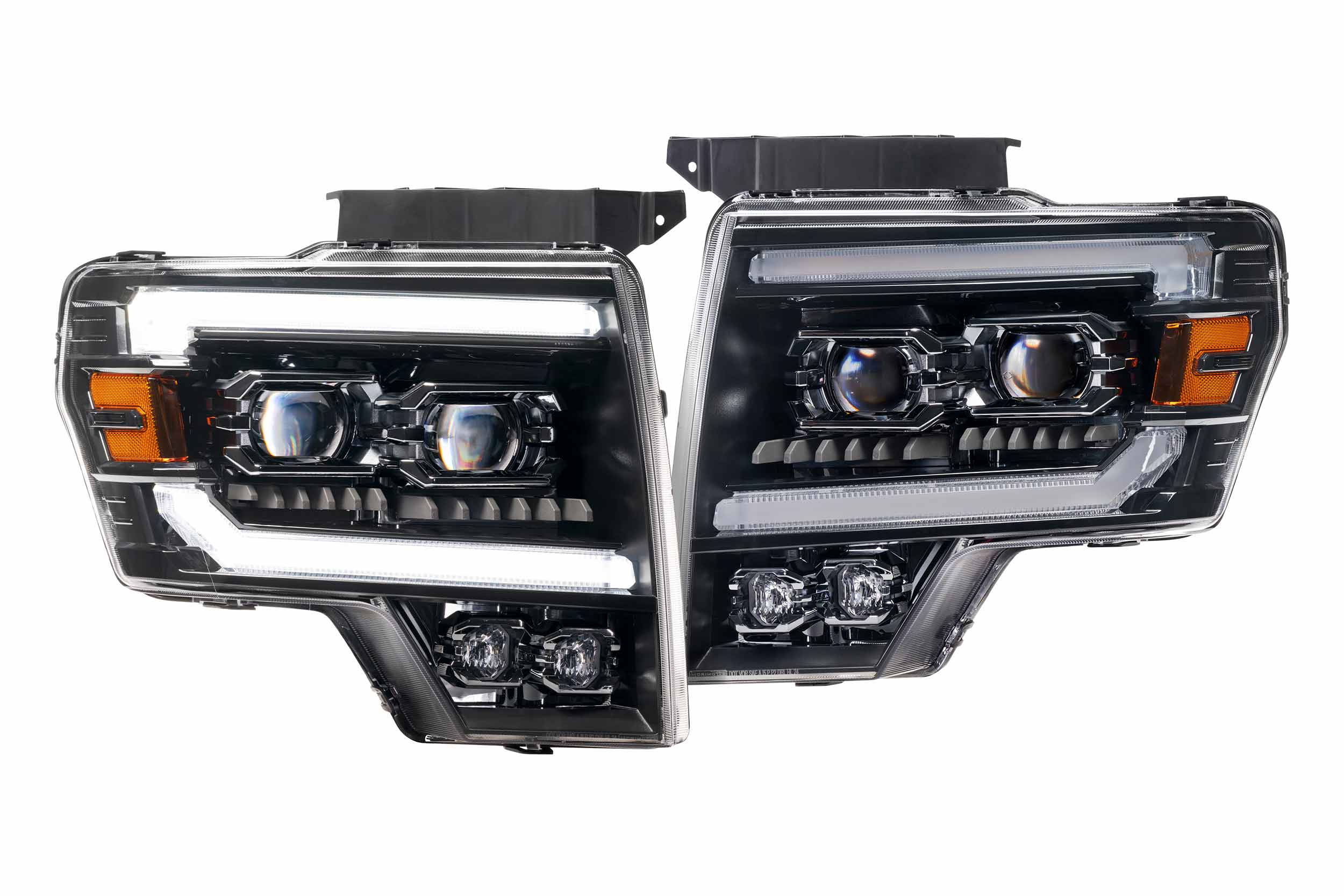 XB Evo Headlights: 2009-14 Ford F-150, Set