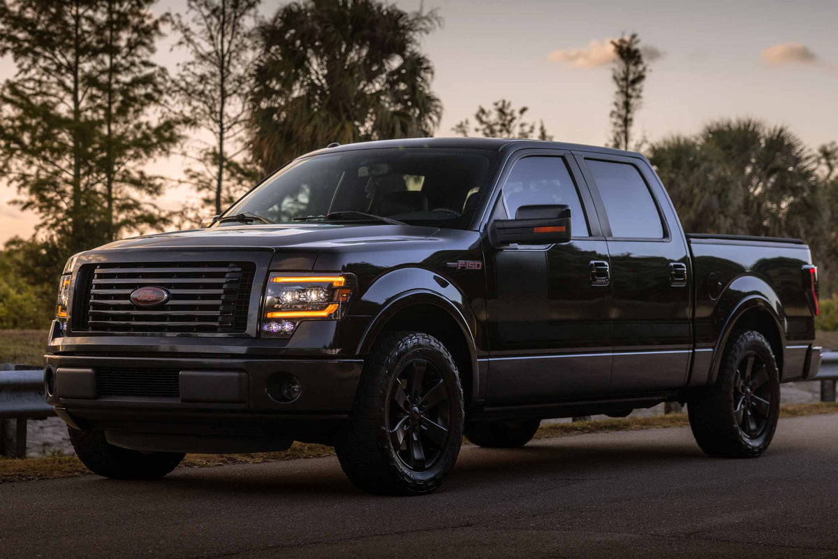 XB Evo Headlights: 2009-14 Ford F-150, Set