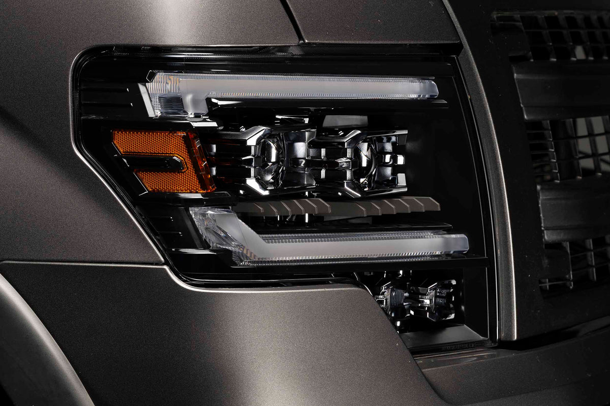 XB Evo Headlights: 2009-14 Ford F-150, Set
