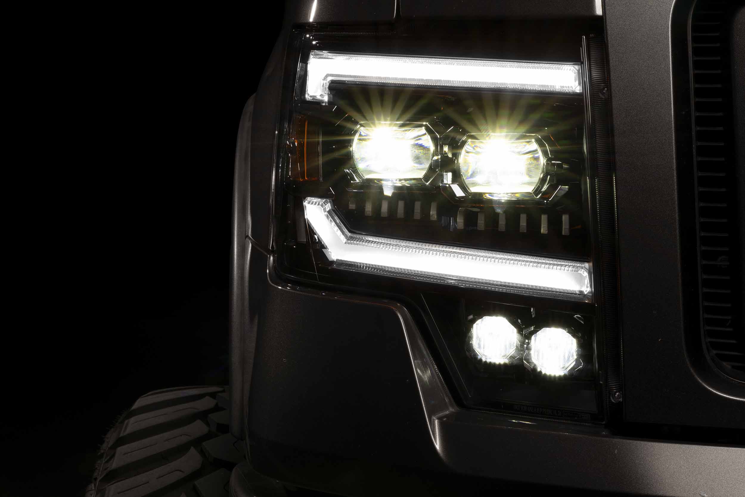 XB Evo Headlights: 2009-14 Ford F-150, Set
