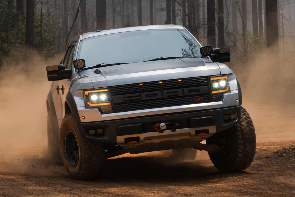 XB Evo Headlights: 2009-14 Ford F-150, Set