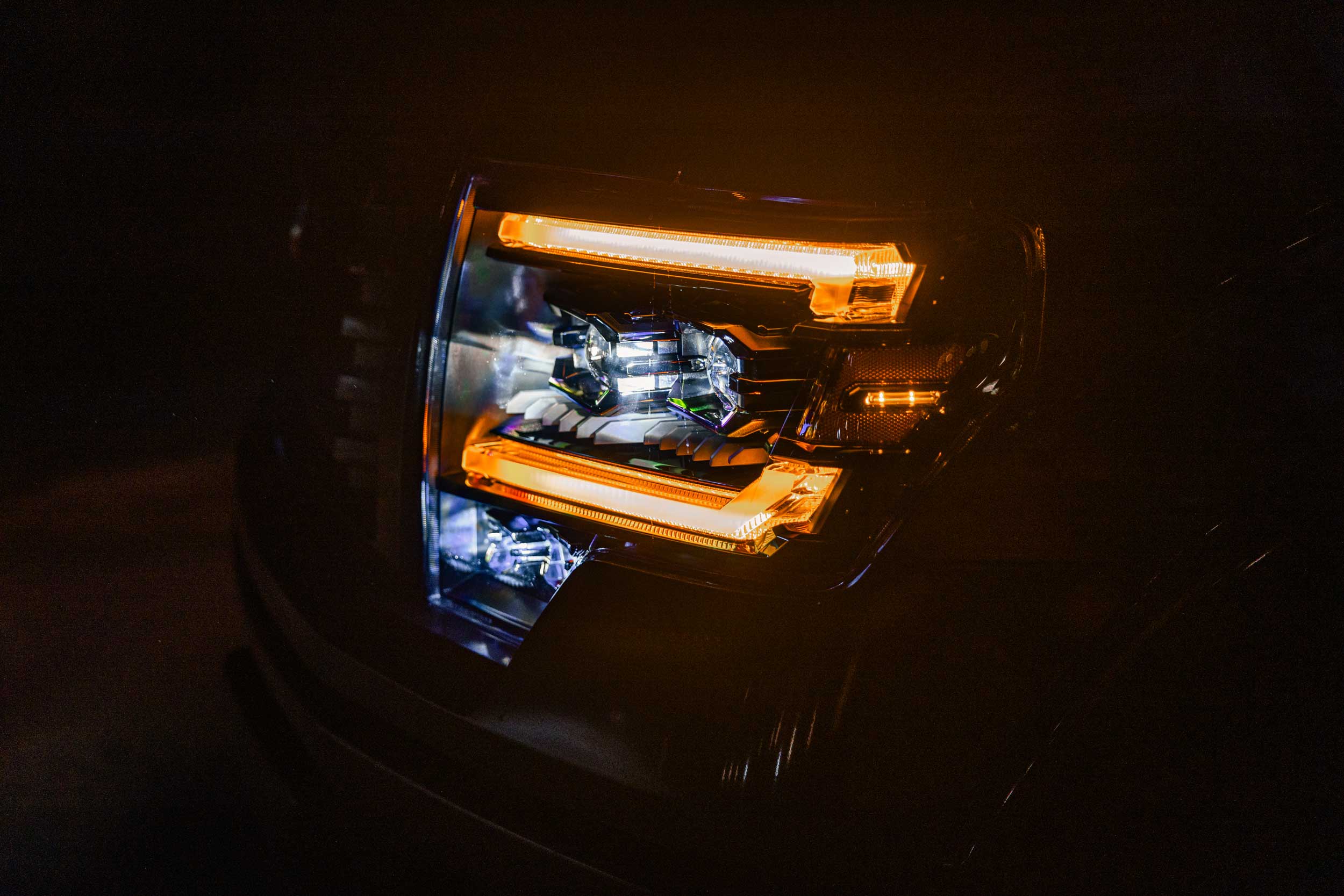 XB Evo Headlights: 2009-14 Ford F-150, Set
