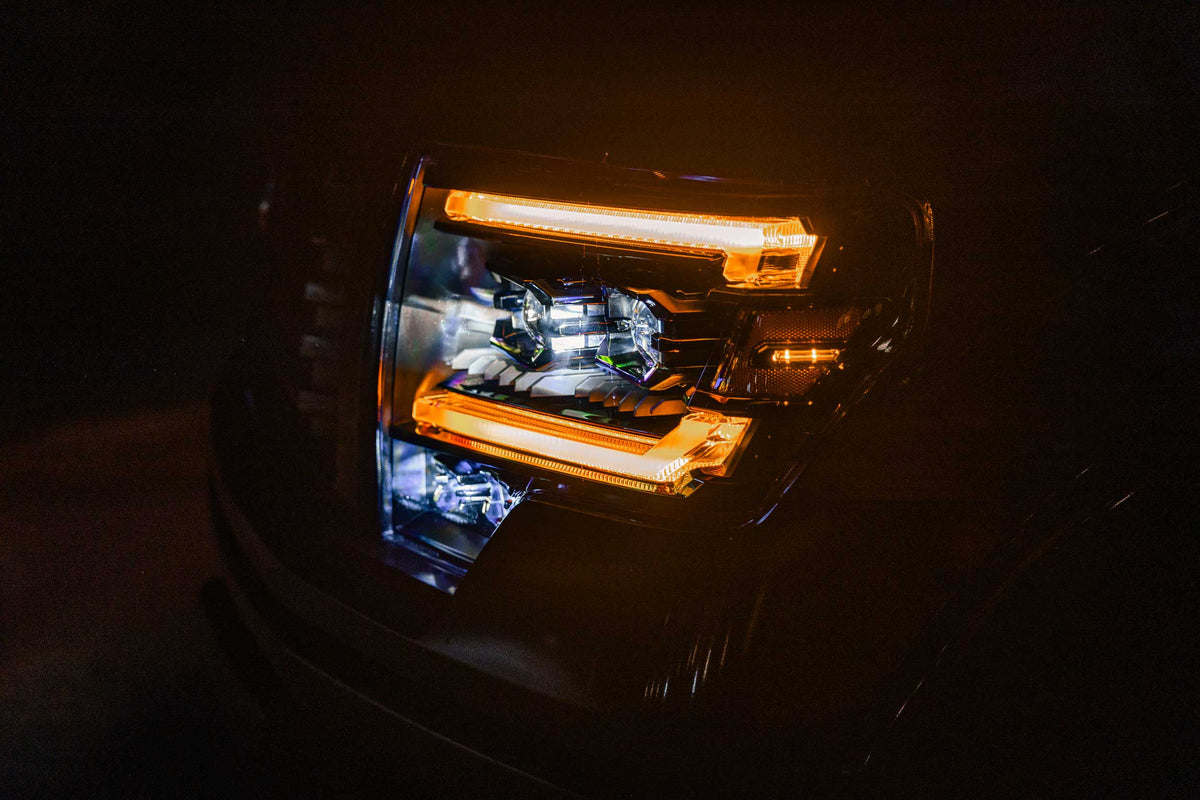 XB Evo Headlights: 2009-14 Ford F-150, Set