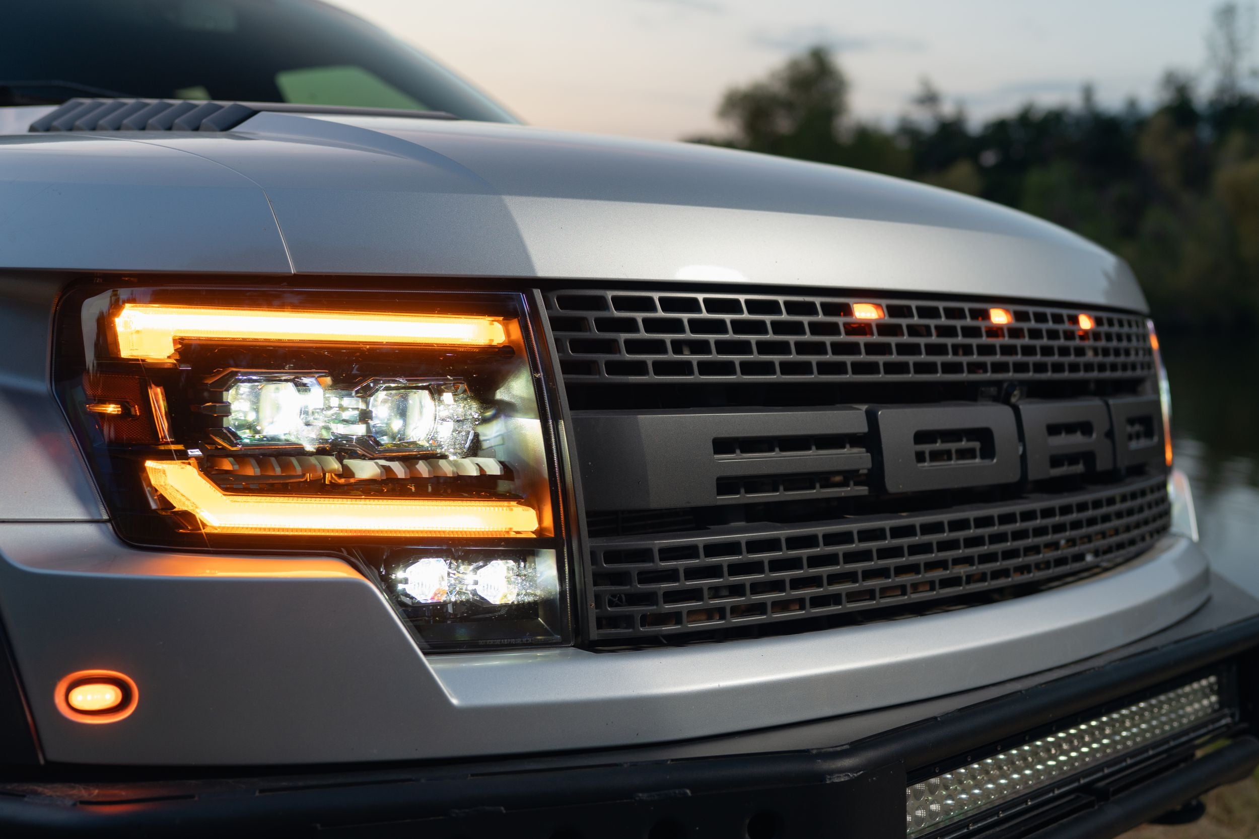 XB Evo Headlights: 2009-14 Ford F-150, Set