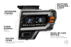 XB Evo Hybrid Headlights: 2009-14 Ford F-150, Set
